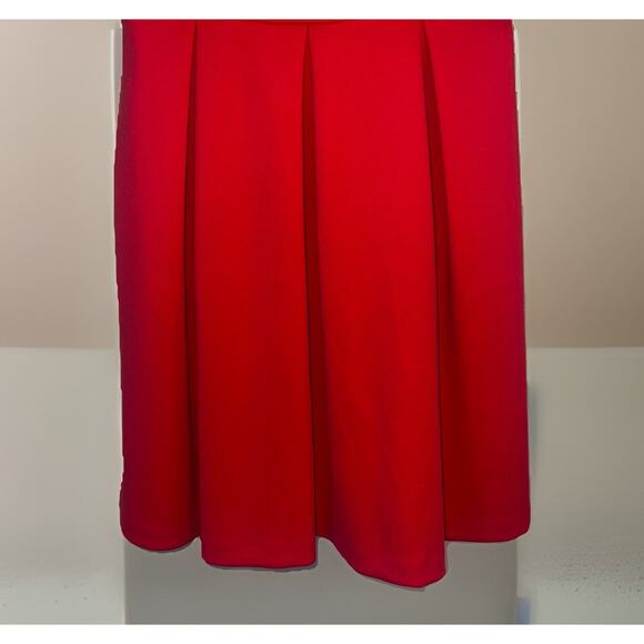 NWT Jessica Simpson Women's Sleeveless Fit & Flare Coral Dress Size 14 Bow Back - Picture 4 of 11